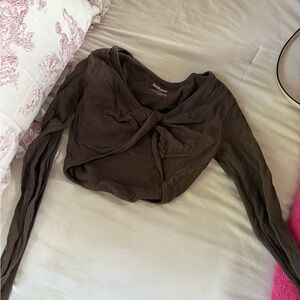 Garage Chocolate Twist Crop Top